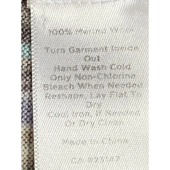 Talbots 100% Merino Wool Cardigan Sweater Women’s 2X Paisley Quiet Luxury Pretty - Picture 7 of 14